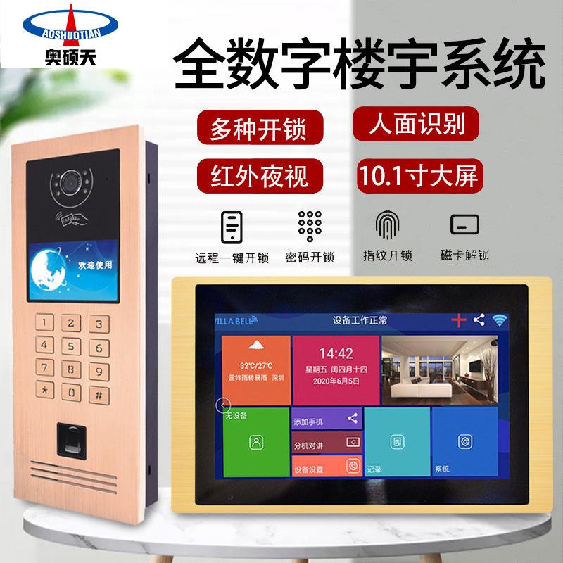 AS小T可视AST-N8-Z门铃楼脸宇对讲区门禁全人数字系统智能通话指