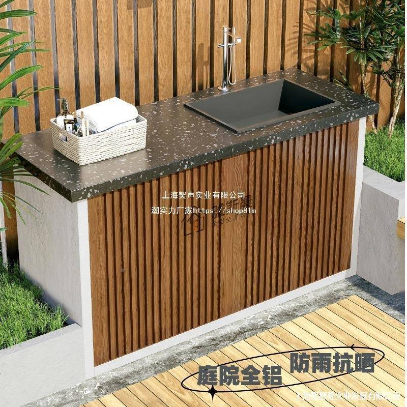 院铝合庭金柜门户外橱门外格栅门百叶门铝长城板默认柜详情客服项