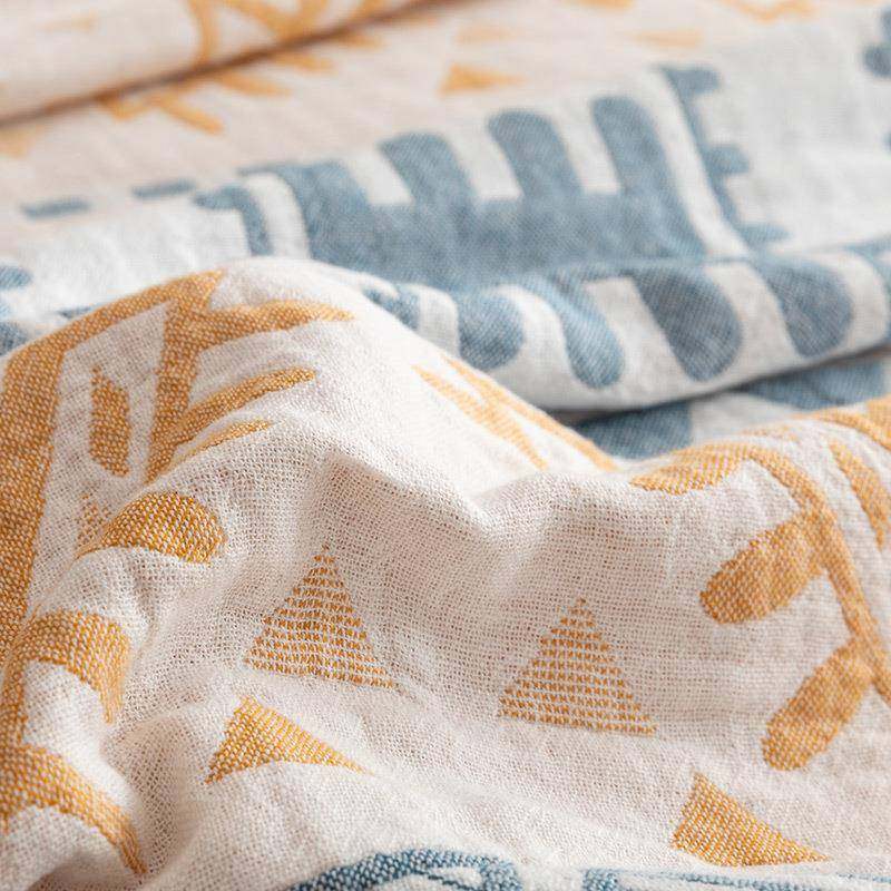 新款全棉三纱布公毛巾被纯棉24夏毛毯办季室午层睡毯被子287沙发