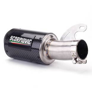 10-14年S1000R S1000RR AR碳纤维改装排气 S1000个性烧蓝炸街排气