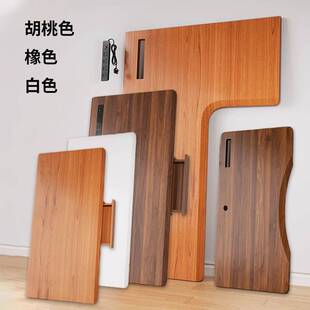 橡胶木实木桌面板加厚3cm烤漆原木板餐桌面板书桌电脑桌升降桌板