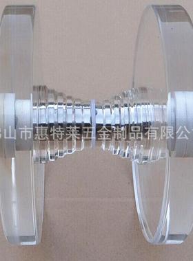 亚克力玻璃门晶手RMB有机玻璃拉手水圆形透拉明拉手工艺艺术拉手