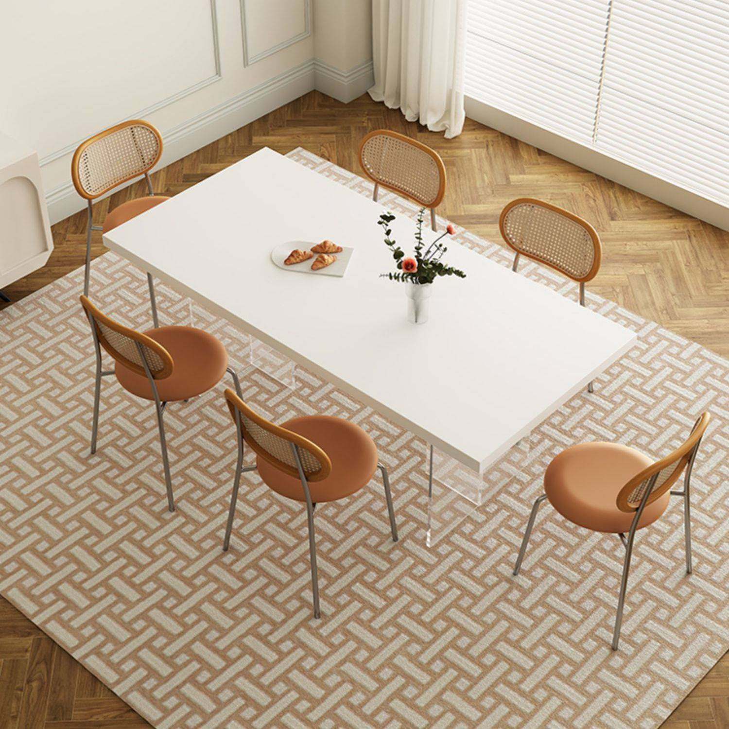 德利丰岩板餐桌小户型奶油风设计师长方形轻奢亚克力悬浮饭桌家用,玩具/童车/益智/积木/模型,垂直悬浮玩具,淘宝优惠券,粉丝福利购,淘宝优惠卷