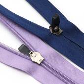 皮DIU5号尼龙拉链反弹注簧头头配套前装 后胶