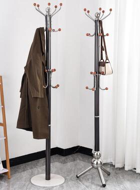 大衣理石衣帽架挂衣杆家用UBV挂包衣服落地挂架卧室晾房置物架间