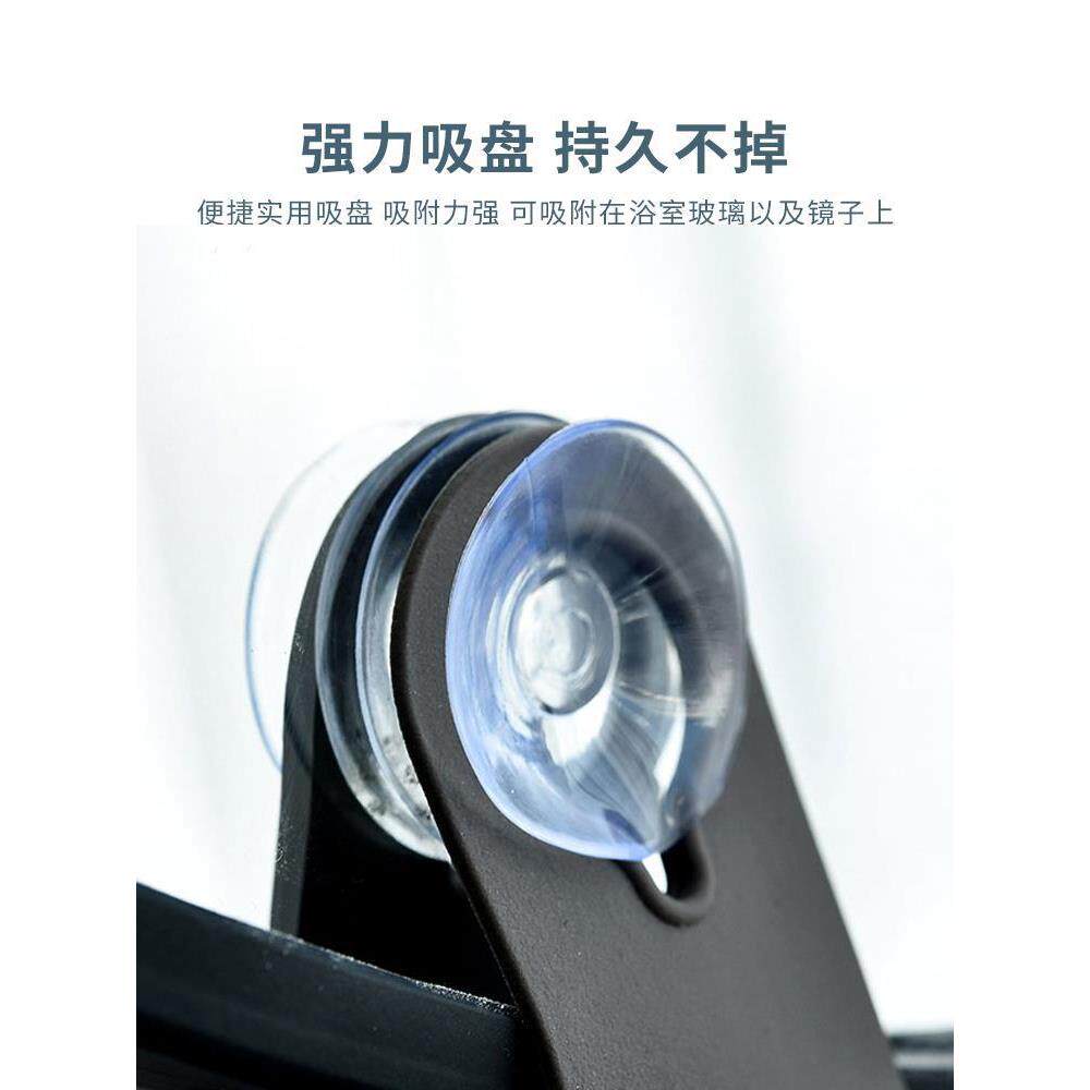 简约浴时室挂钟创厨房防QF936252水挂表家用吸盘钟挂墙意迷你小型