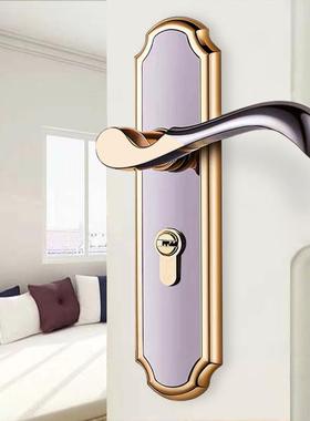 静基亚锁业现代简约款房门金室内XDO门锁锁锌合实木门锁具卧室音