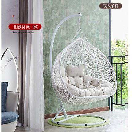 吊室椅篮藤阳DL-503台户外庭院秋千内休闲双人鸟巢藤编椅室外网红