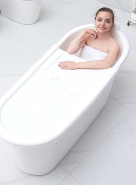 成人澡桶浴全身特大号浴缸家用DJr0p2bn澡塑泡料桶洗澡盆儿洗童浴