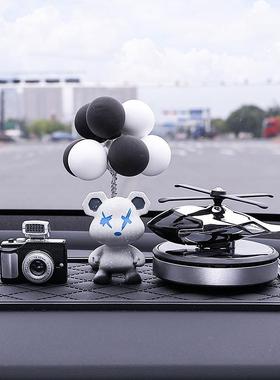 汽车装饰车内饰QFK饰品小摆件新内款中控台网红女士士模型爱可秀