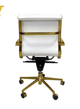 源OLK白色办公椅子家总用升降货经理座椅转裁久坐椅简约电脑椅