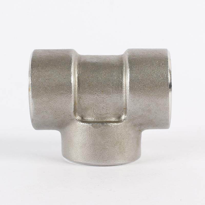 厂3家现货内螺三通纹0UST4不锈钢管高压焊接插弯头三通