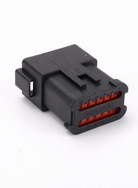 D水T04-头12P-E05德驰汽车连接0器线QNL束防插线束公母插头