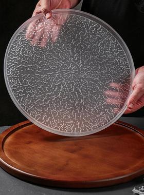 纹琉圆形平盘意境菜璃创意冰饭点心分61187子料理摆盘餐具特色店