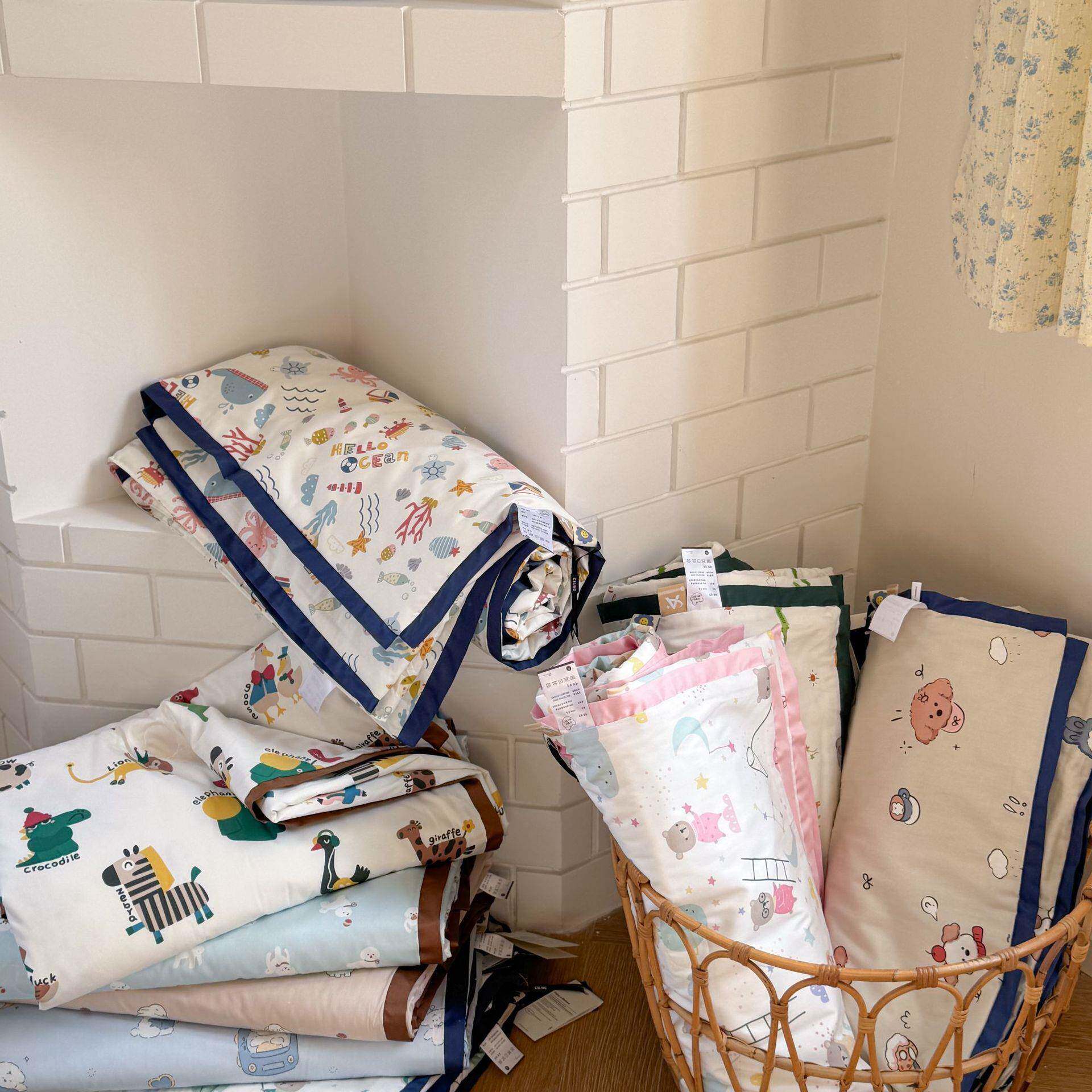 202款A类60S长绒棉体被大豆纤维春秋EJK被冬被单人儿立童卡5通可