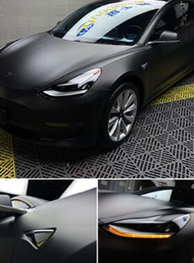 大BOE热销工厂汽漆车改色膜哑用面色黑灰色白色通车改装车身贴纸