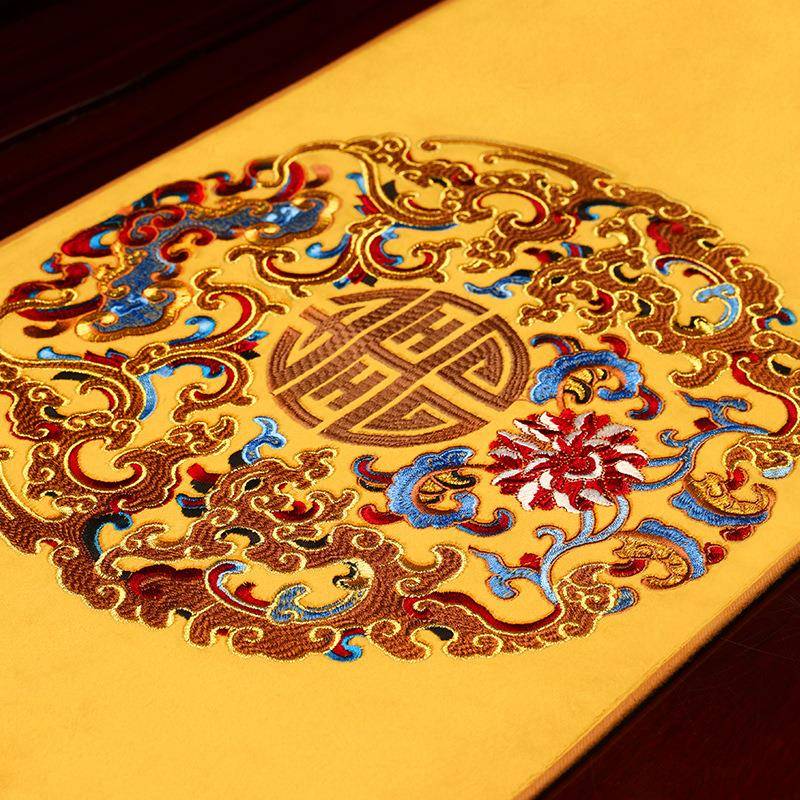 腰式抱枕靠垫中国风中红色喜庆客沙厅发靠枕套护枕含CQC芯靠背垫