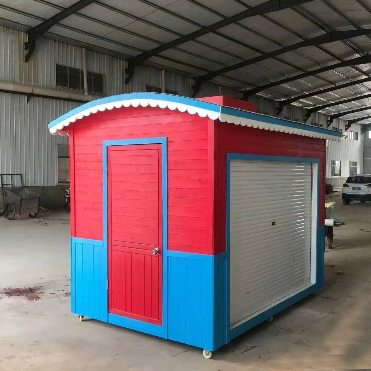 售货岗亭餐车移动小吃亭收费站岗亭公园景区小木屋流动餐车