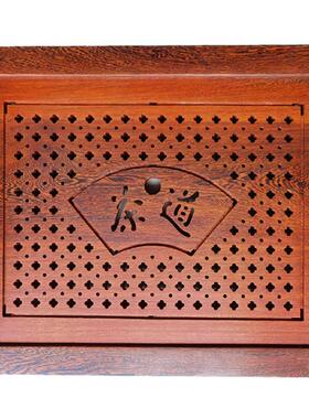 5ZV7简约现桌代大理石玻璃方形茶家盘用鸡翅木锈钢F755HJS9不茶几