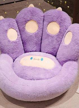 好看猫爪坐垫地上懒AL102140人坐墩榻阳榻米家室用台飘窗卧地板软