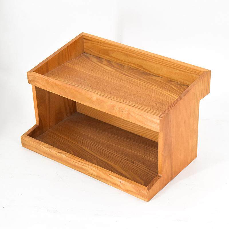 家YJ-015客用隔板双层收纳架双卧室厅收纳置物架实木层杂理物整架,收纳整理,书桌收纳置物架,淘宝优惠券,粉丝福利购,淘宝优惠卷