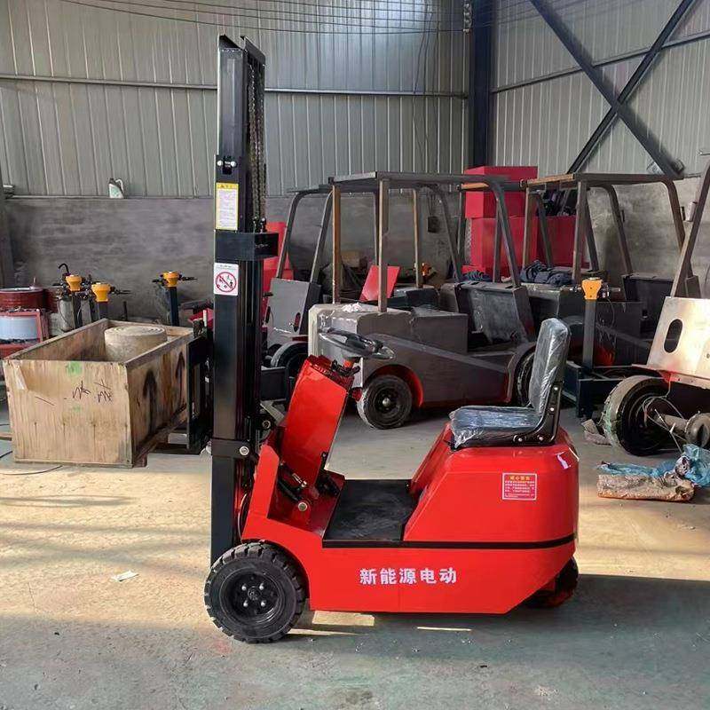 座驾式支三点0.8吨叉车小EPN型堆高车站立0简易.5吨三轮车叉搬运