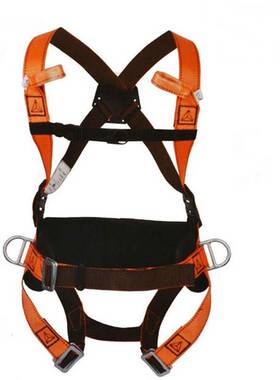 代尔塔501014安全带五点式双挂点高空户外攀岩登山速降护腰保险带