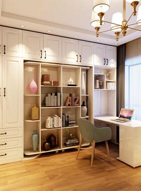 书柜旋转床旋转书柜隐床床下翻书床房空节约客房间小tb-60264户型