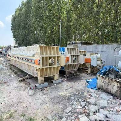 京津程控厢式隔膜压滤机 过滤石材污水处理设备 滤带式泥水分离机