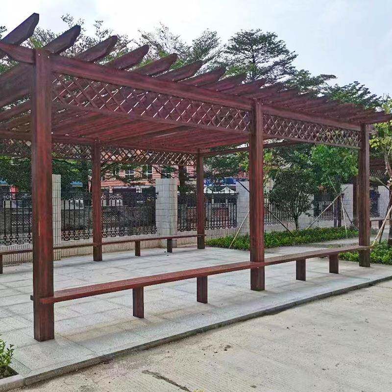 铝艺装饰廊架爬架葡金架铝合51761金装饰长廊铝藤合户萄外葡萄廊