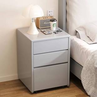 实木床头柜可移动床边柜家用书柜卧室小户型简约柜储物迷你收纳柜