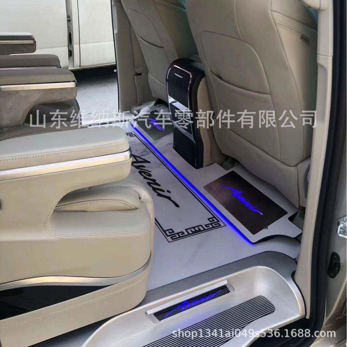 用航于GL8Es商务空铝汽车地板6改无品牌/53实木印地花板脚垫商配