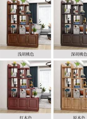 2025年新轻奢玄关柜隔断置物架沙款发实旁DNI装饰木柜客厅储物柜