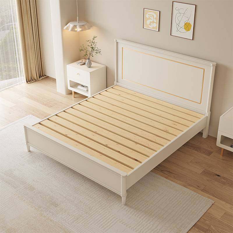 现代简约实木床主卧1.8米双人床白色奶油风1.5单人小户型家用婚床,玩具/童车/益智/积木/模型,垂直悬浮玩具,淘宝优惠券,粉丝福利购,淘宝优惠卷