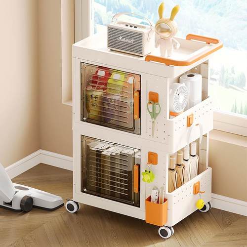 洞板书箱家用大容量折叠洞收纳箱书本收纳柜学生洞洞板收宿理储物