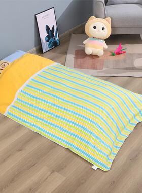 幼儿三园被褥件套拼接刺绣儿童凉被TJZ棉夏芯六花件套春秋被