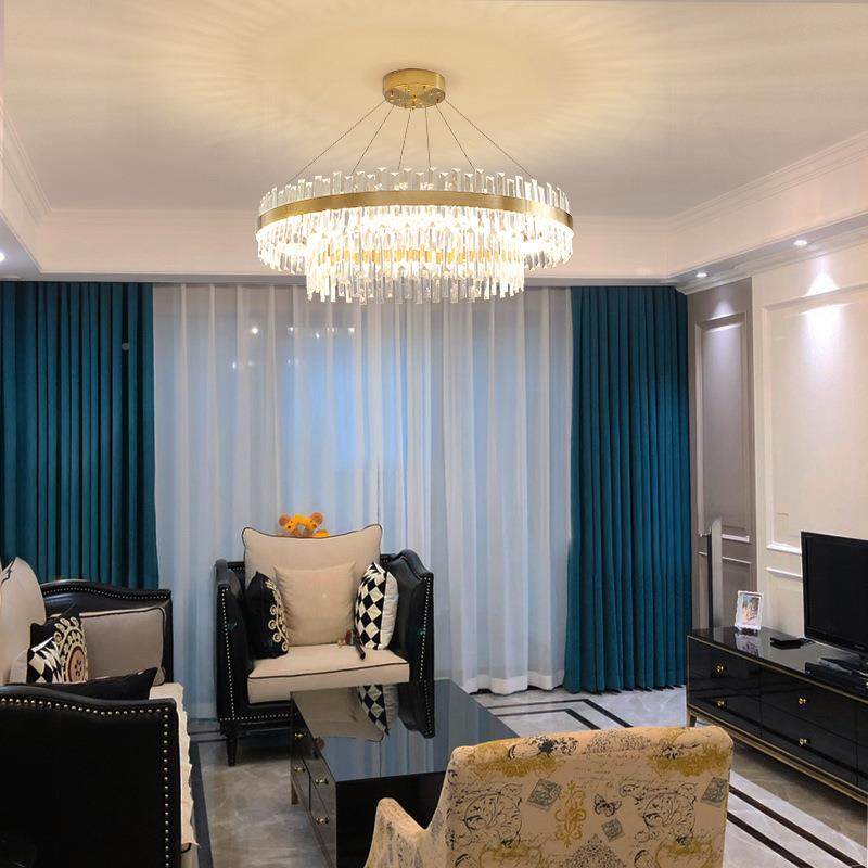 轻奢水晶灯简约吊灯LGW餐现厅主代灯具全屋套餐2025年新款客卧厅