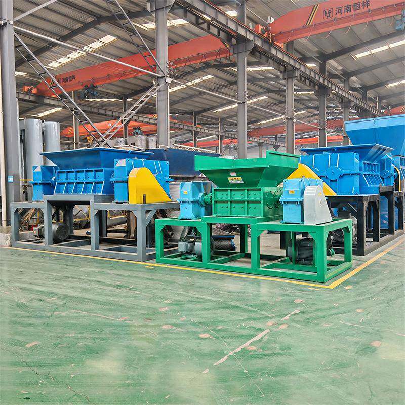 双撕轴机头料建碎机塑料桶废旧家具破碎机WCV筑拆迁垃圾机油壶粉