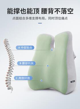 2025靠垫办公M6988R45室枕久坐椅护腰腰靠背孕妇记忆棉腰垫腰靠子