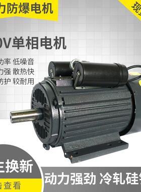 YL单相电机220V 0.55/0.75/1.1/1.5kw2.2/3千瓦单相小型电机