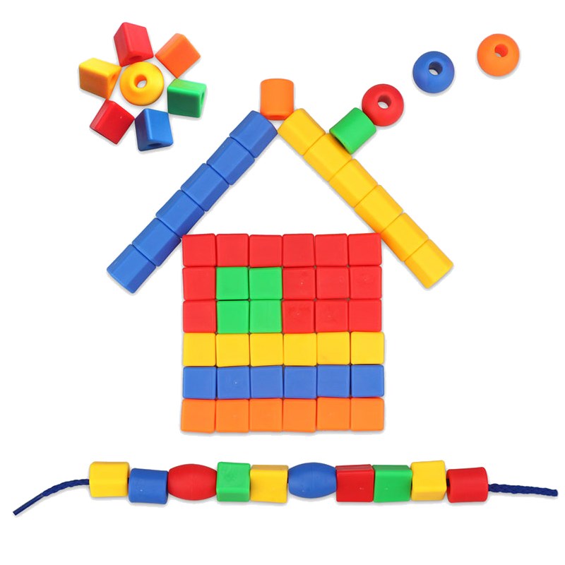 婴幼儿童串珠子宝宝益智早教精细动作训练穿线绕珠1一3岁园区