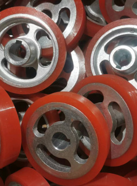 永创双电机半自动打包机送退带主动滚轮红色胶轮YS-2A-05B配件