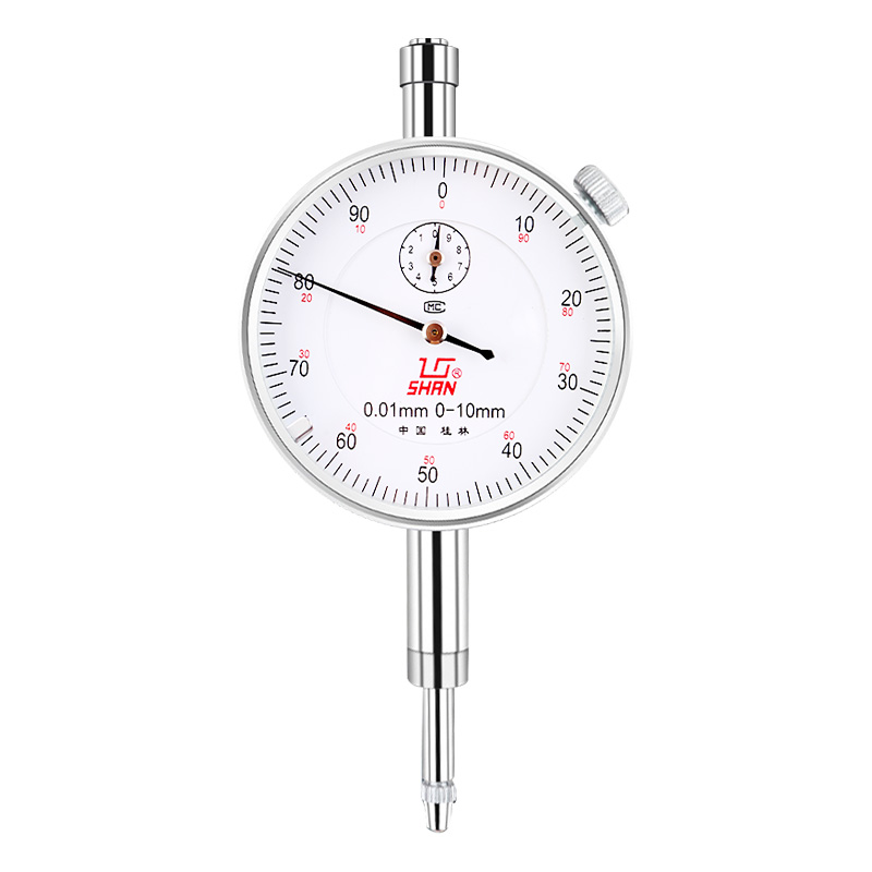 桂林桂量百分表0-10mm小表盘杠杆百分表数显高精度千分指示表头