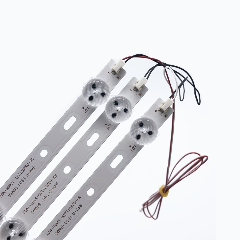 组装机32寸3VV液晶电视直下式7灯8灯9灯串联并联LED背光灯条改装
