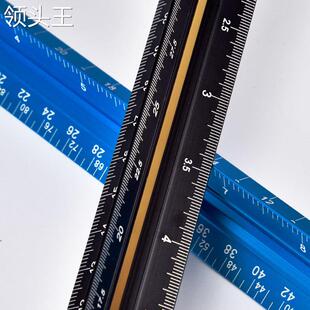 铝合金三棱尺 激光雕刻绘图尺建筑设计装修英寸公分大小比例尺批