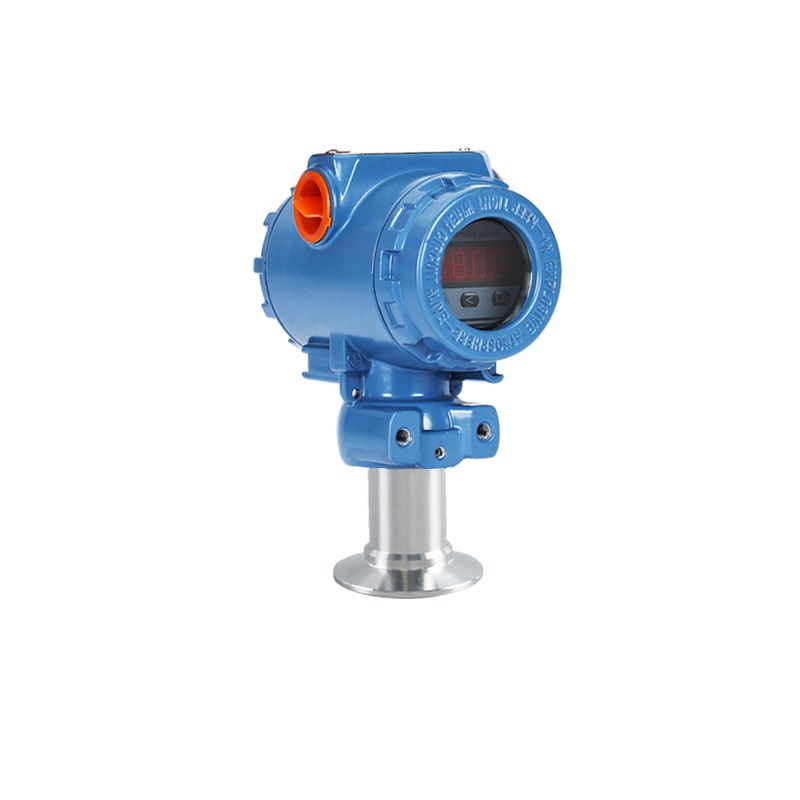 2088卡箍平膜压力变送器传感器扩散硅卫生型耐高温隔膜卡盘快装式