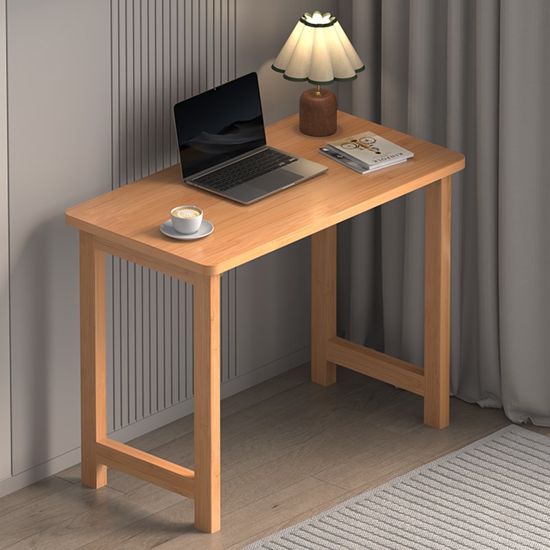 可折叠桌家用电脑桌台式书桌学习桌写字实木办公条桌长方形小桌子