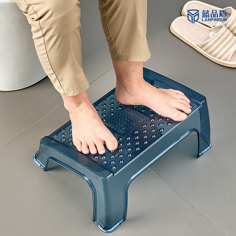 蓝品盾按摩凳办公室垫脚凳搁脚桌下放腿底脚踏板踩脚翘脚凳沙发凳