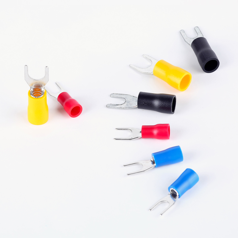 SV1.-3冷压端子叉形 U型Y型端子 冷压接线端子 0.厚紫铜1000只