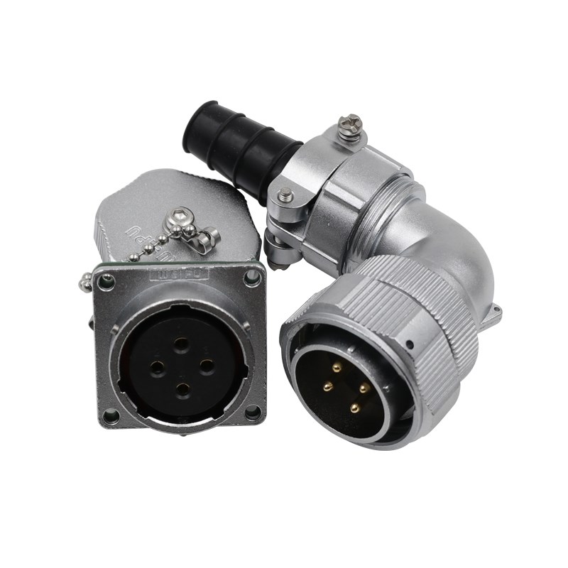 弯威浦航空插头WY28 2-3--7-10--1-17 20 2 2芯护头插座Z